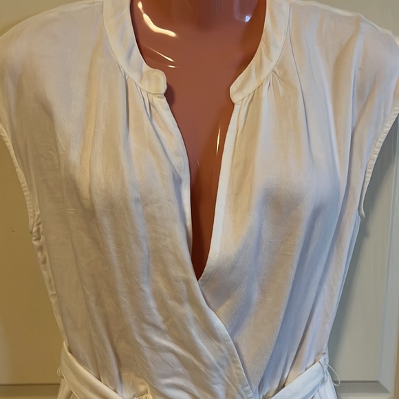 French connection white linen dress - Picture 2 of 7